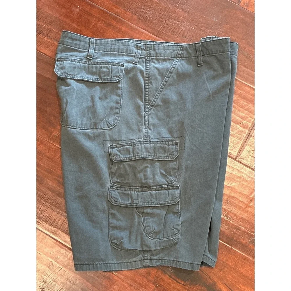 Wrangler Cargo Shorts Mens Size 42 Green Blue Authentics Relaxed Fit Bundle 2pk
